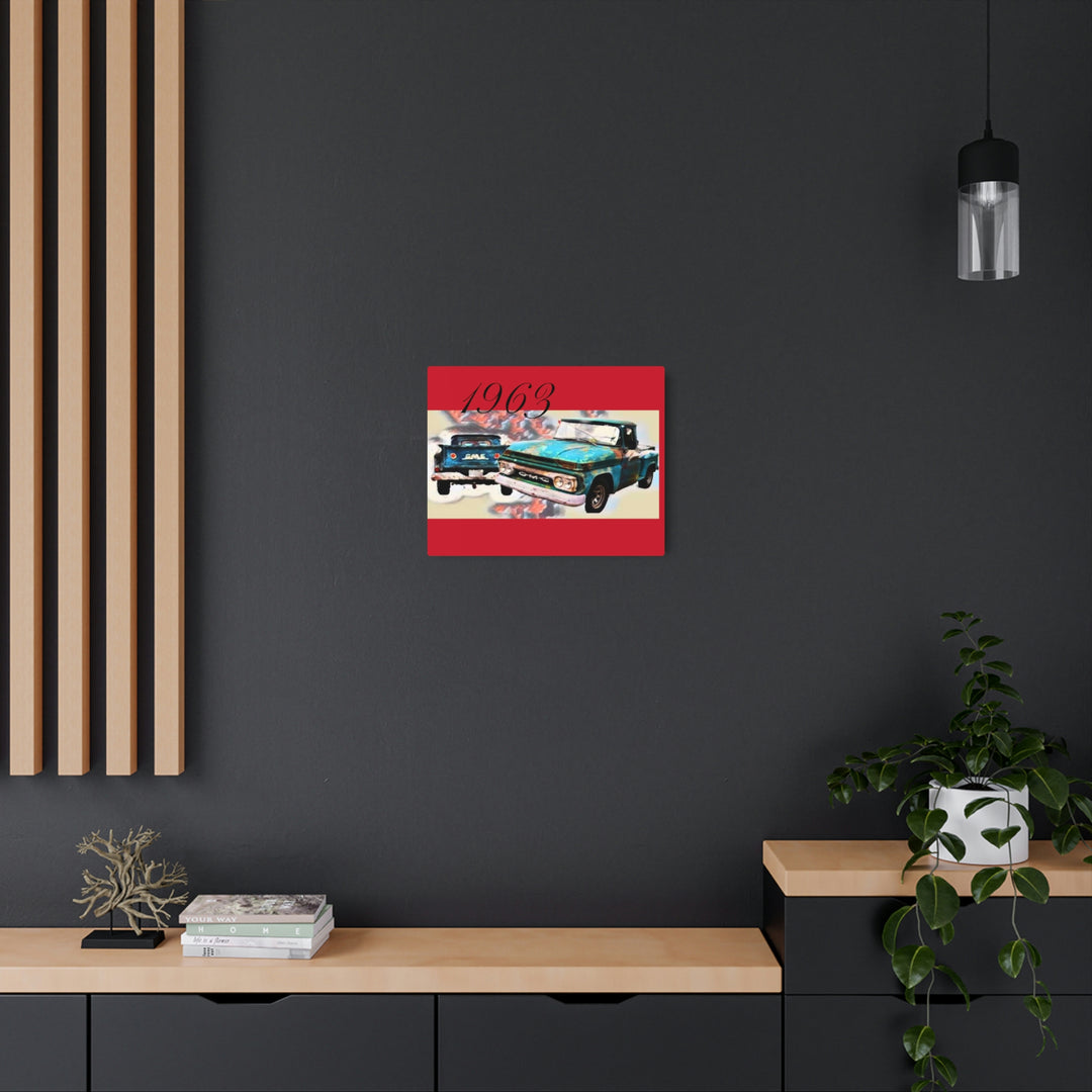 1963 gmc v6 Metal Art Sign