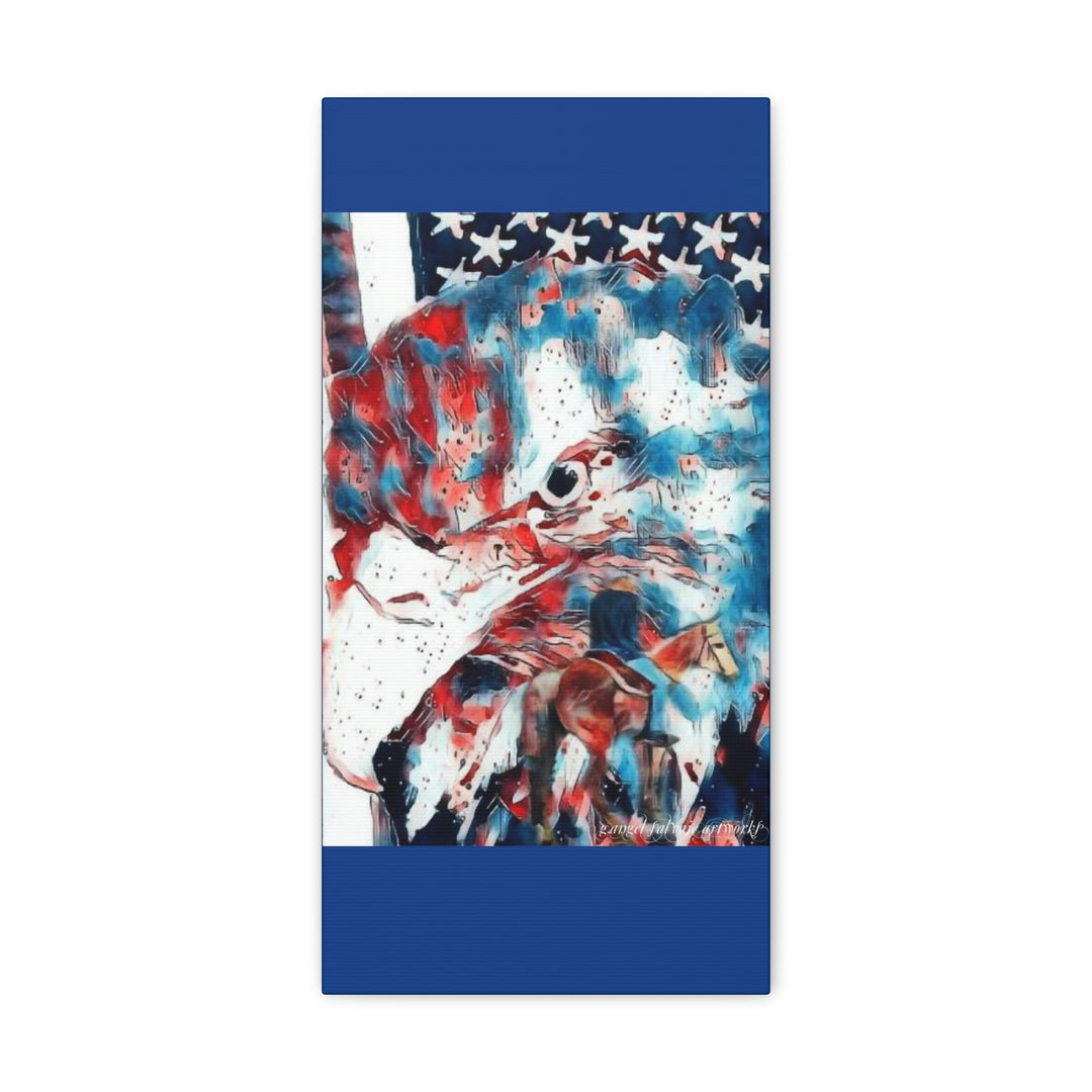 America Strong and Free Canvas Gallery Wraps