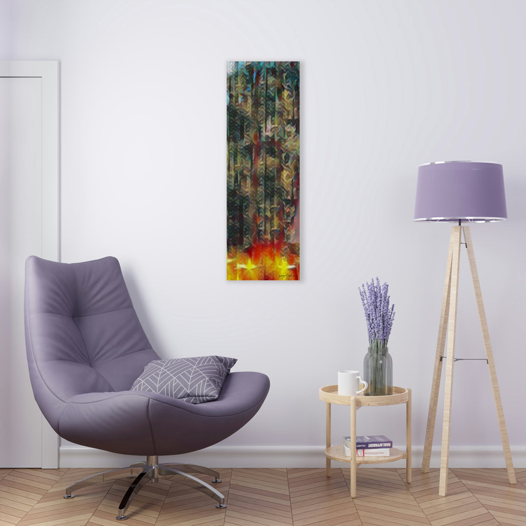 Your Light Pierces the Chaos in the air Acrylic Prints