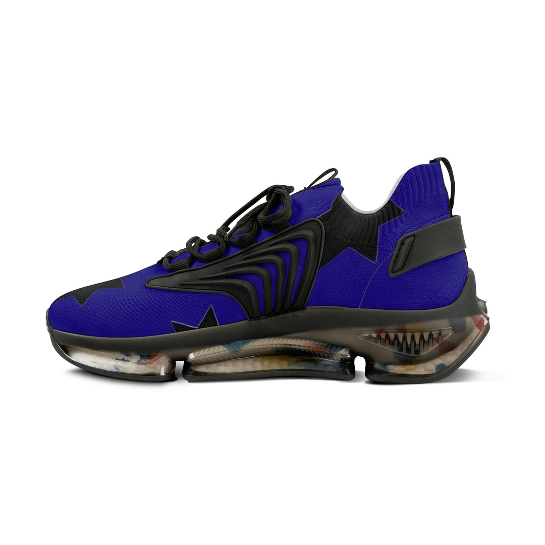 Gatlin'sBlue w/black stars Mesh Sneakers