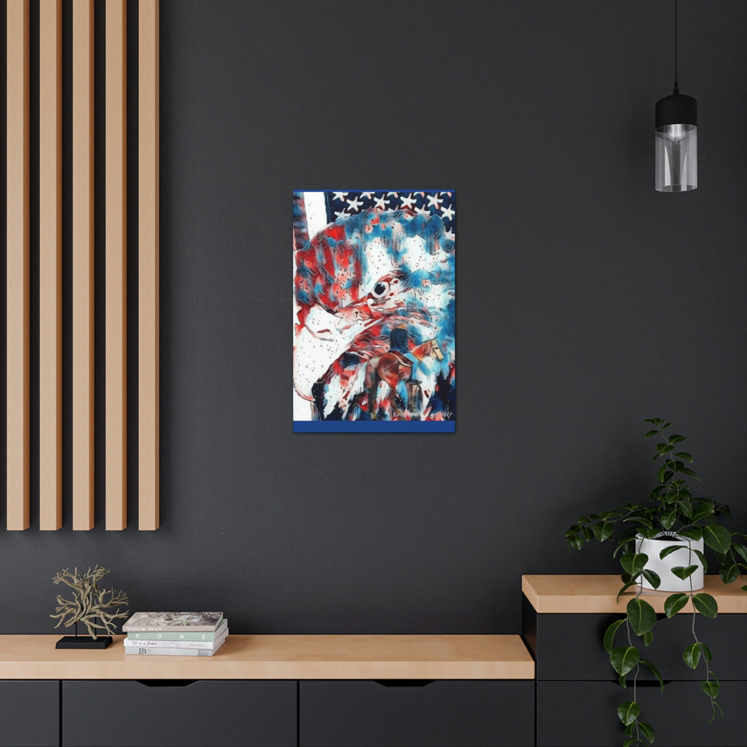 America Strong and Free Canvas Gallery Wraps