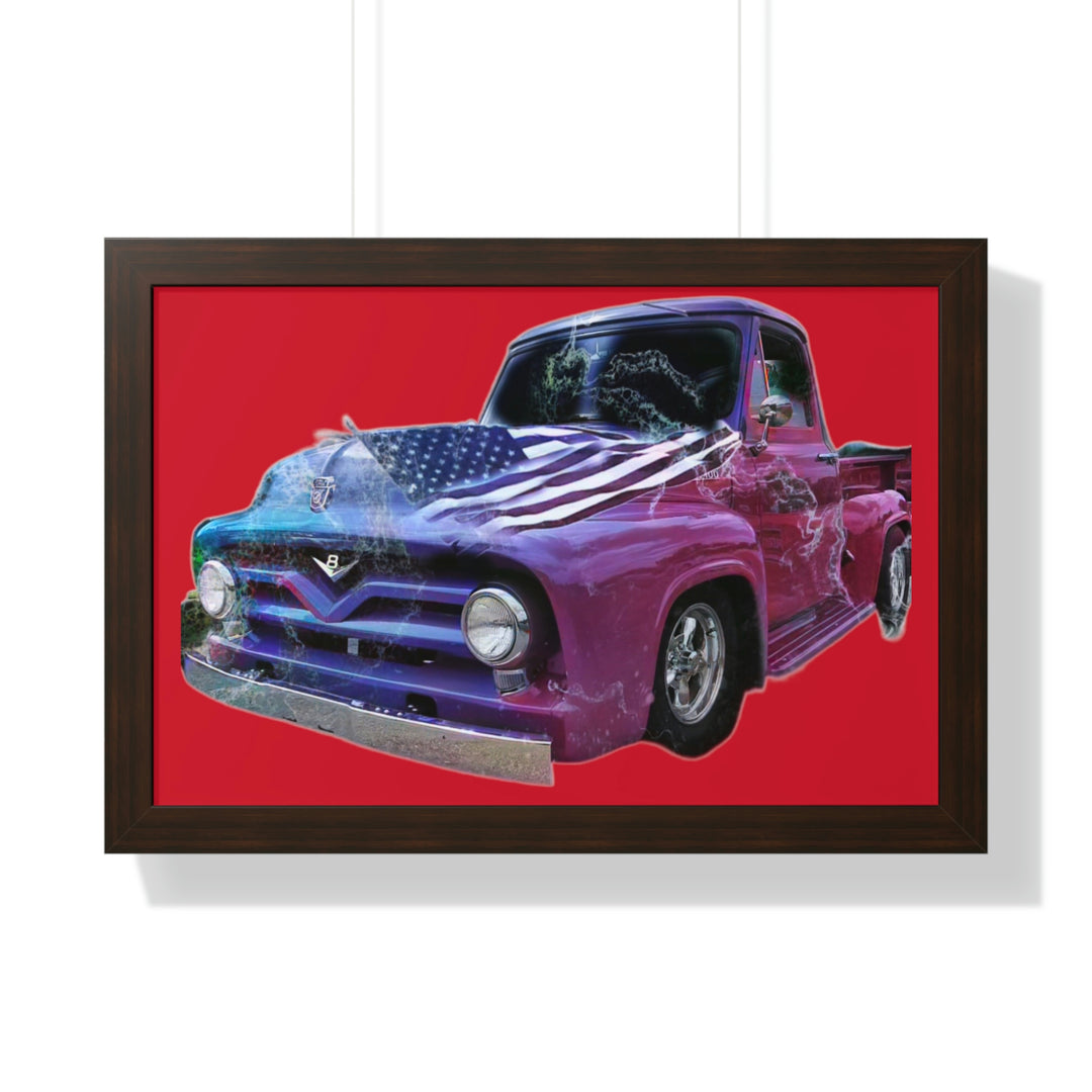 1956 Ford Truck Framed Horizontal Poster