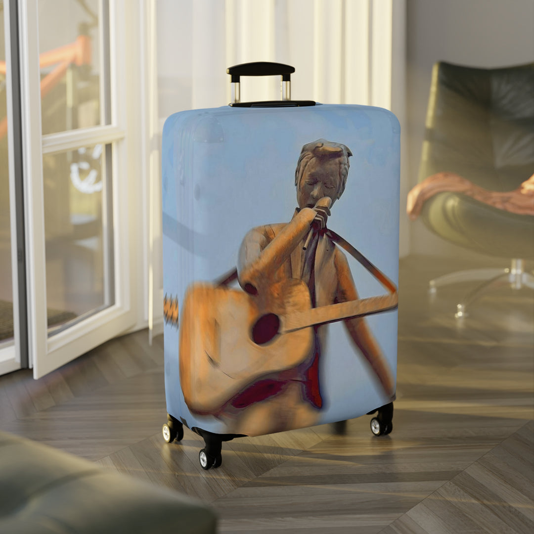 Singing River Sculpture Luggage Cover