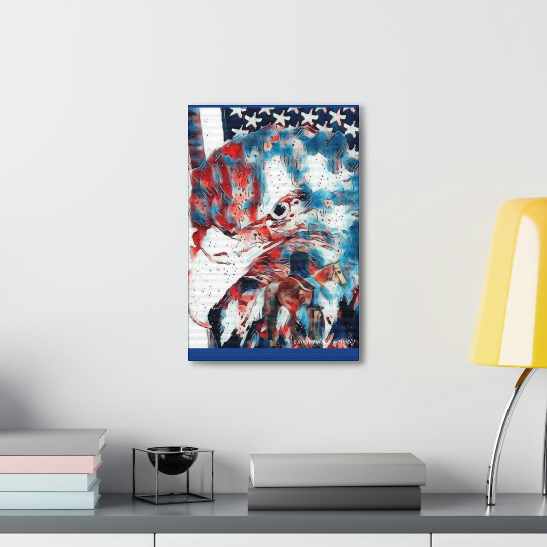 America Strong and Free Canvas Gallery Wraps