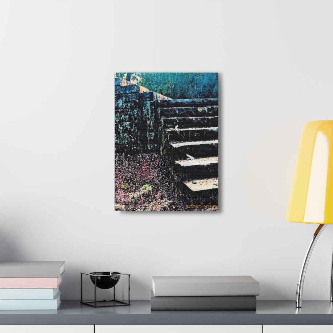 Take the High Road in pastels Canvas Gallery Wraps