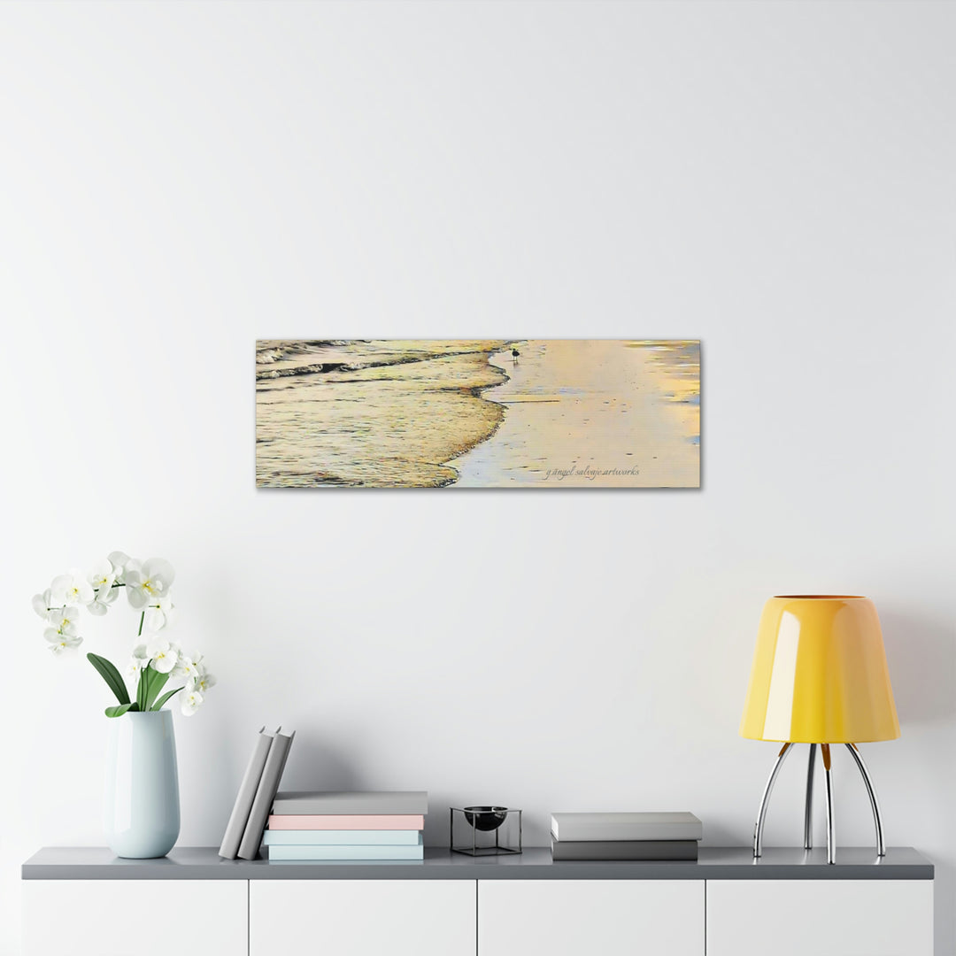 Galveston Strut Landscape Canvas Gallery Wraps