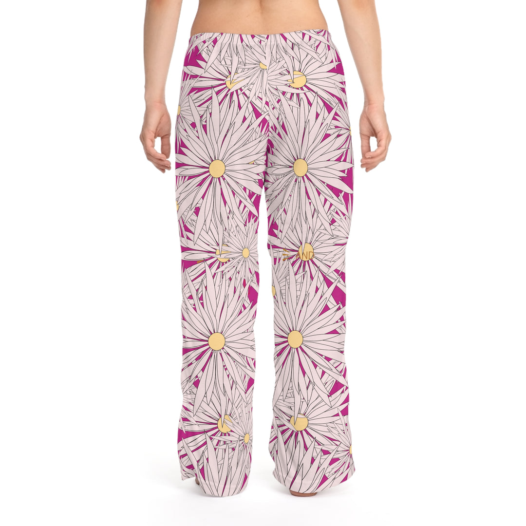 Flower Powered Women's Pajama Pants (AOP)