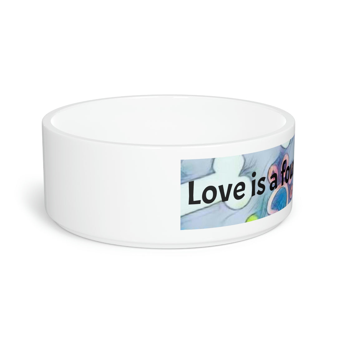 Four-legged Word Pet Bowl