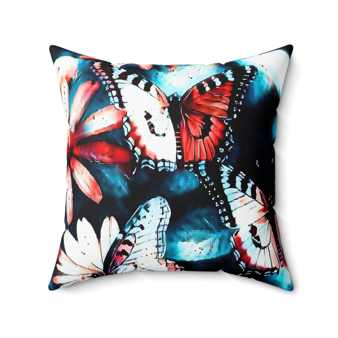 Maybe we are all like Butterflies style 2 Faux Suede Square Pillow