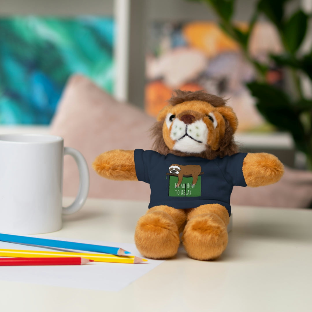 Noah How to Relax Stuffed Animals with Tee
