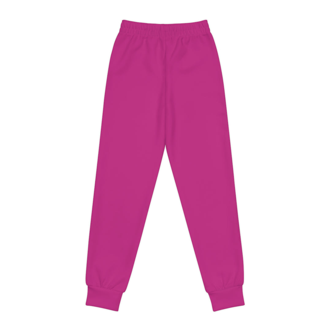 Dark Pink Sassy Pants Youth Joggers (AOP)