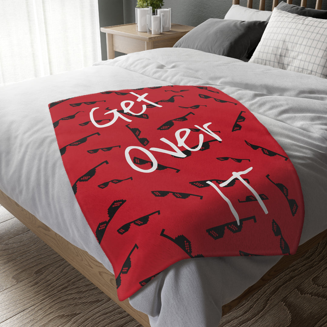 Just Deal Velveteen Minky Blanket (Two-sided print)