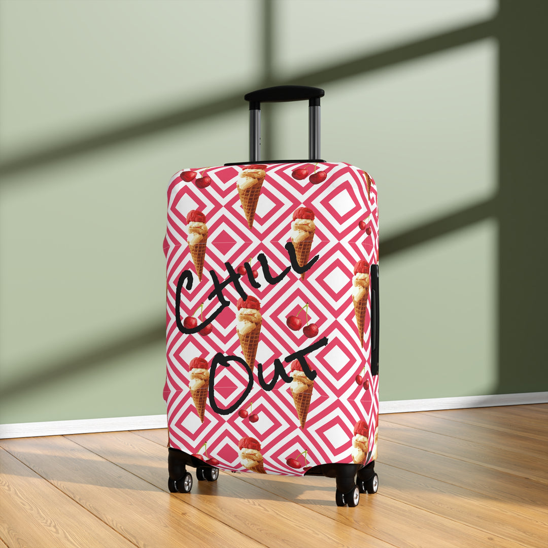 Chill Out , Cool Ice Cream Crowd Luggage Cover