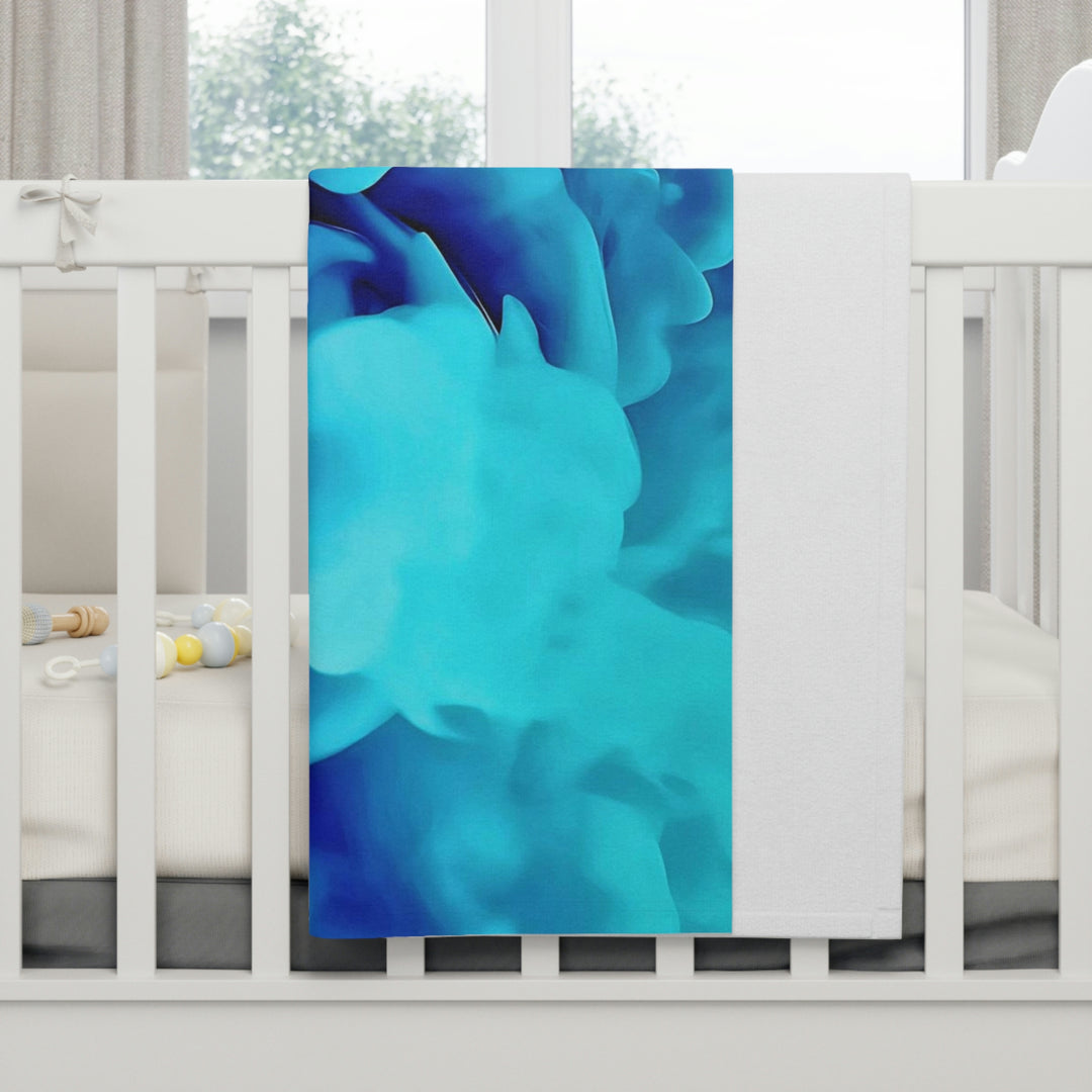 Blue Clouds Soft Fleece Baby Blanket