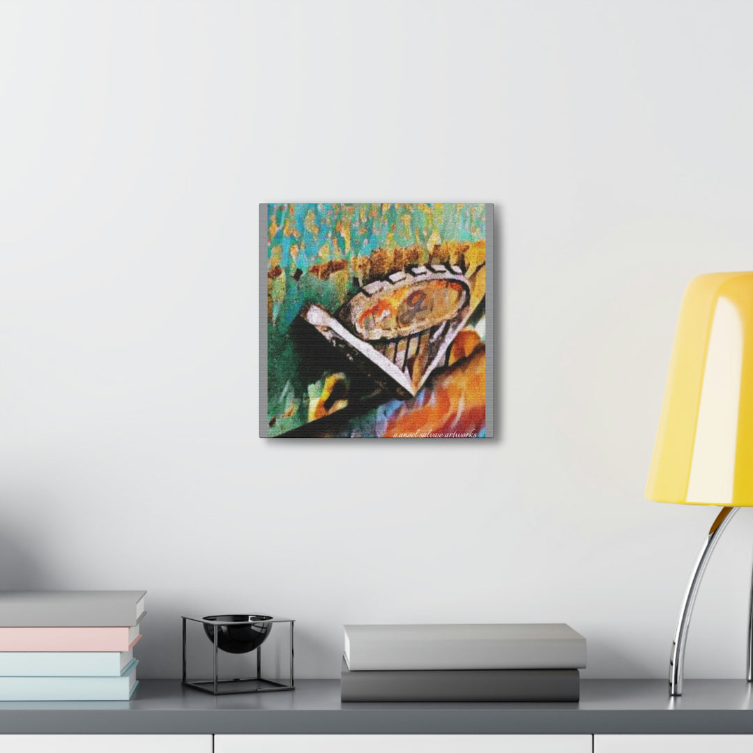 g's '63 V6 emblem on Canvas Gallery Wraps