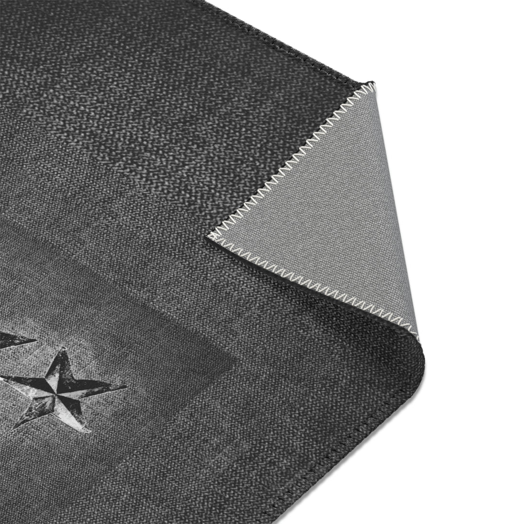 Triple Star in Dark Grey Area Rugs