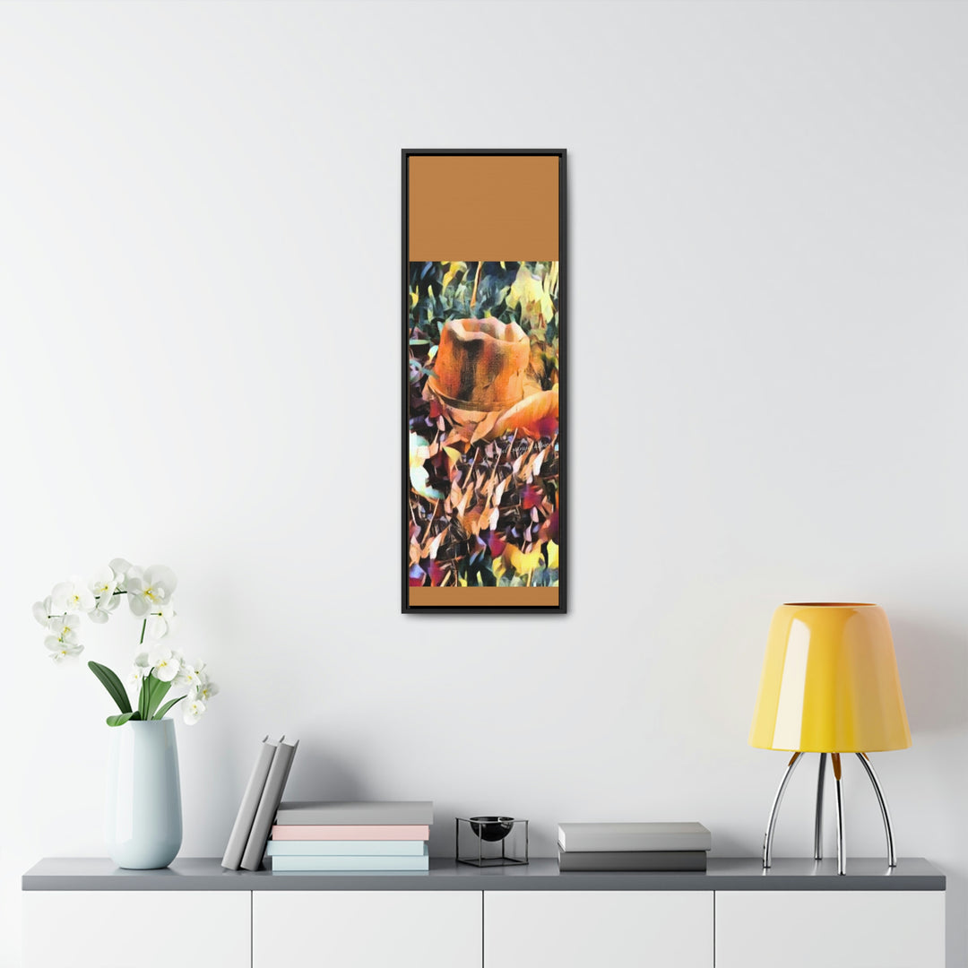 A Man's Hat Gallery Canvas Wraps, Vertical Frame