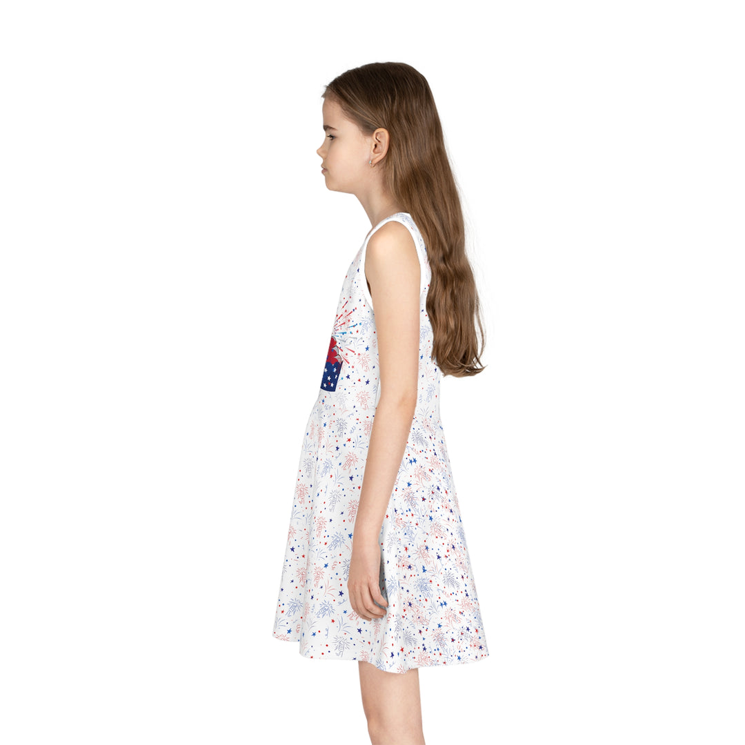 Hello Cupcake Girls' Sleeveless Sundress (AOP)