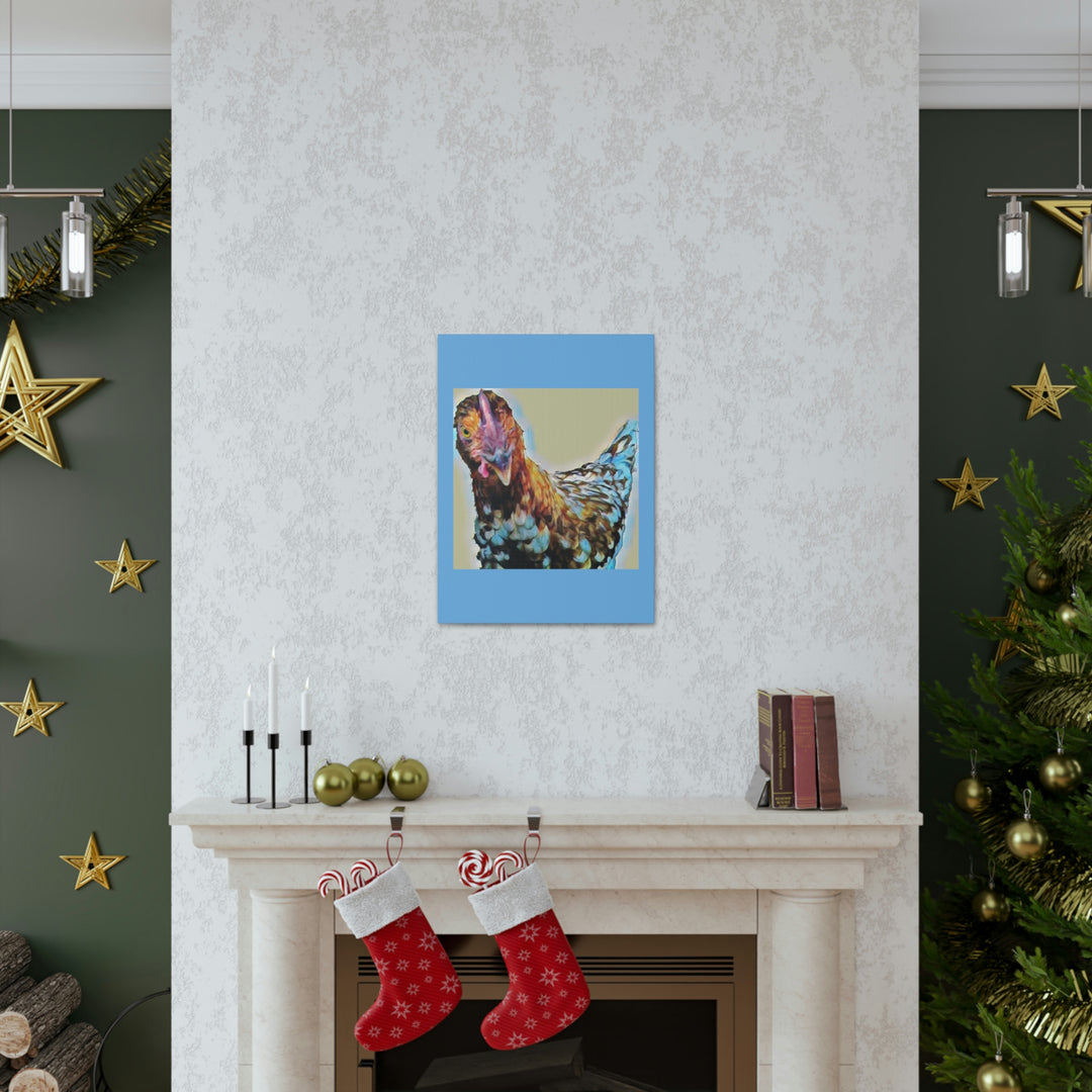 Spot the Hen on Canvas Gallery Wraps
