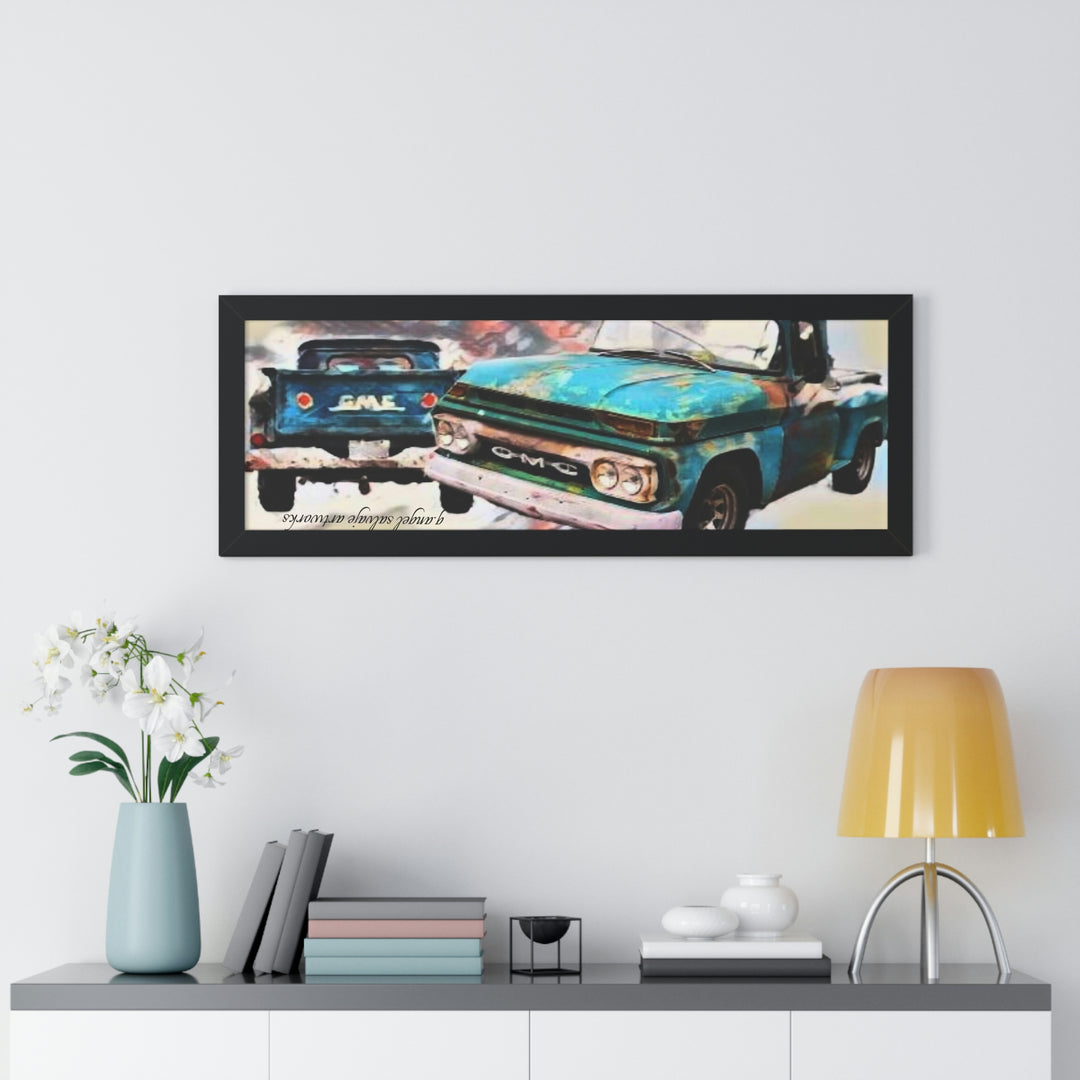 1963 GMC Framed Horizontal Poster