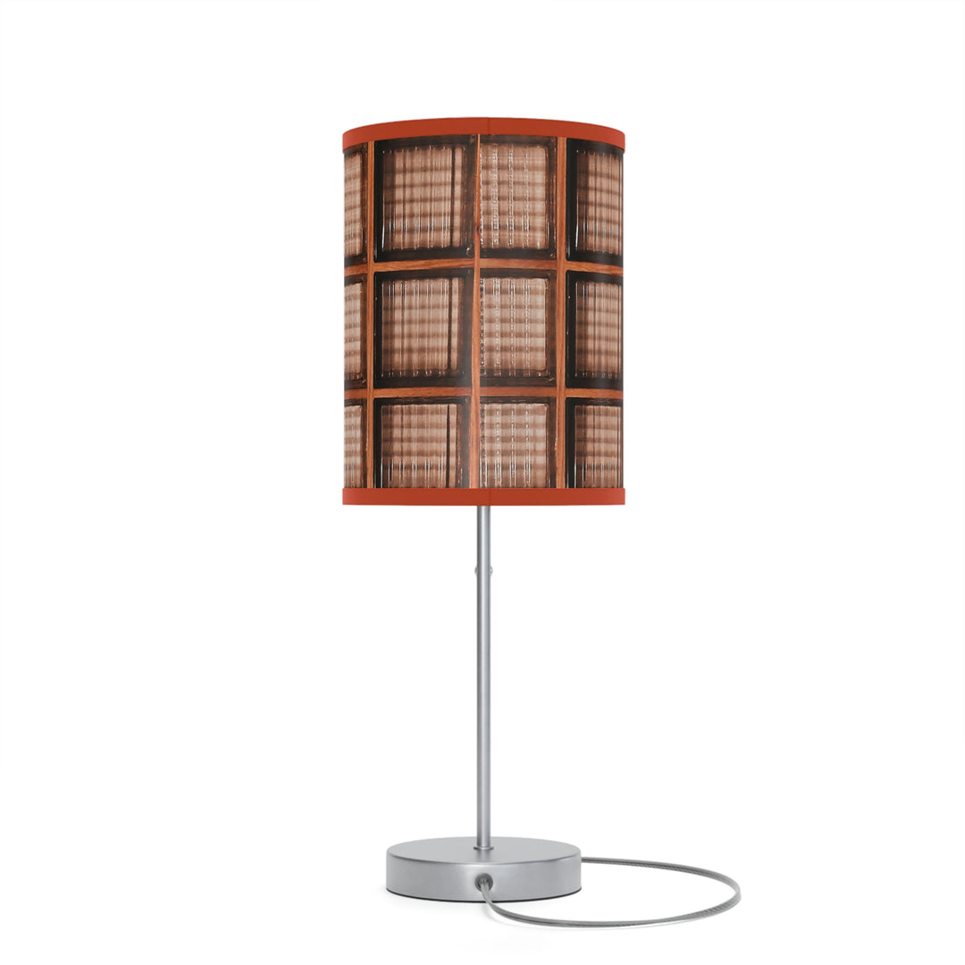 Wood and Glass design Lamp on a Stand, US|CA plug