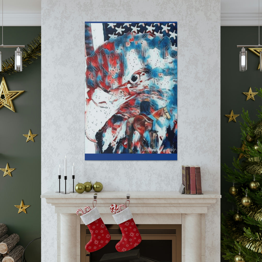 America Strong and Free Canvas Gallery Wraps