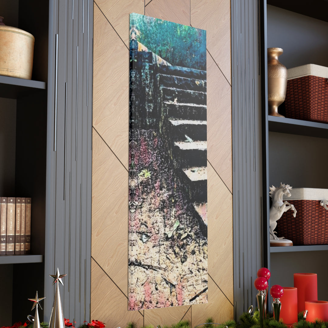 Take the High Road in pastels Canvas Gallery Wraps