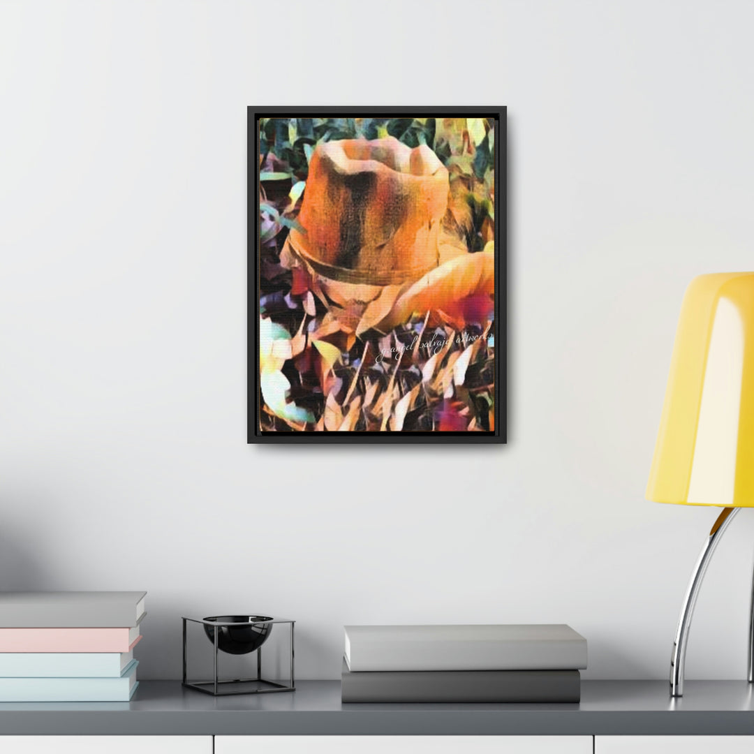 A Man's Hat Gallery Canvas Wraps, Vertical Frame