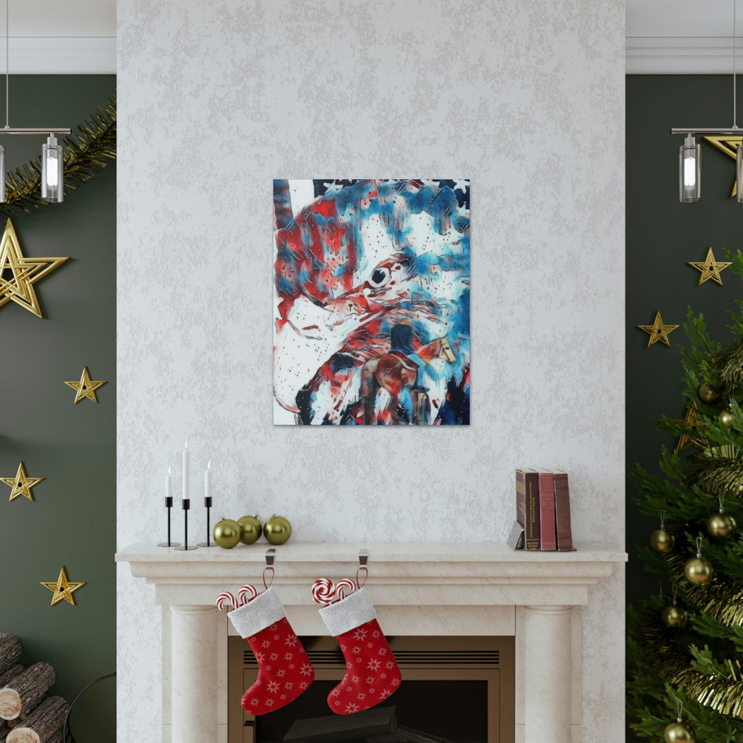 America Strong and Free Canvas Gallery Wraps