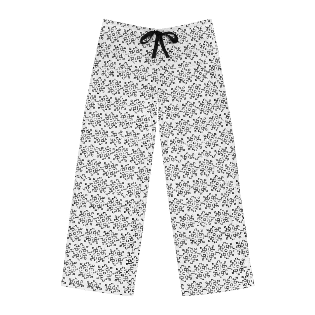 Grey graphic Men's Pajama Pants (AOP)