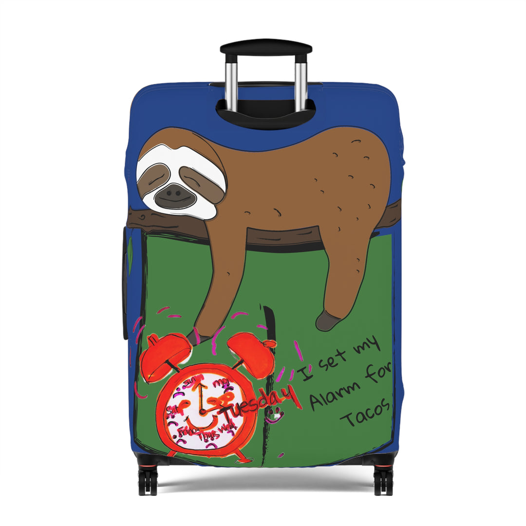 It is Taco o'clock Somewhere Sloth Luggage Cover