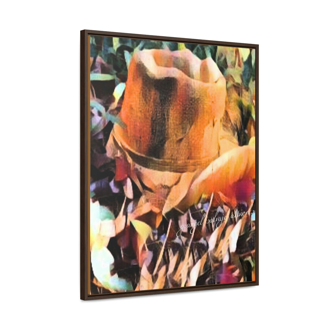 A Man's Hat Gallery Canvas Wraps, Vertical Frame
