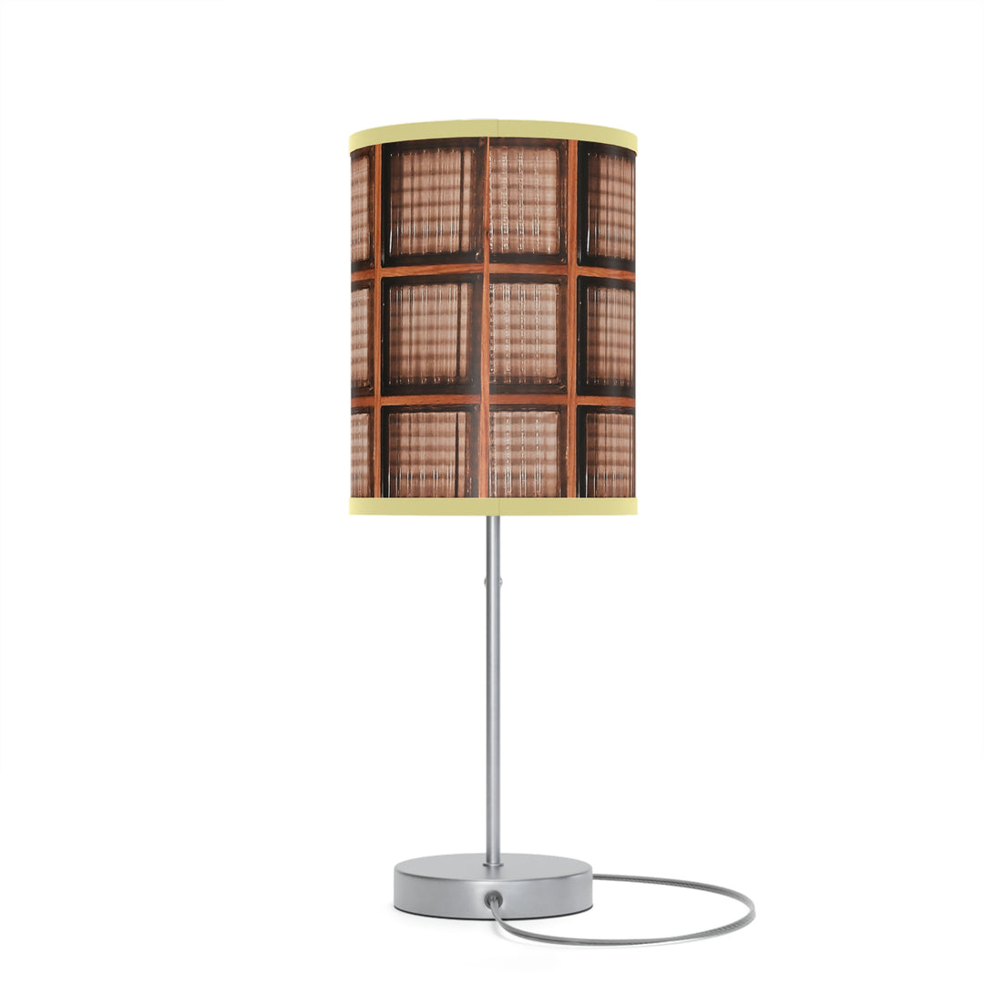 Wood and Glass design Lamp on a Stand, US|CA plug