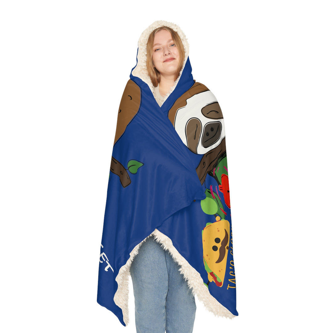 It is Taco O'clock somewhere Sloth Snuggle Blanket