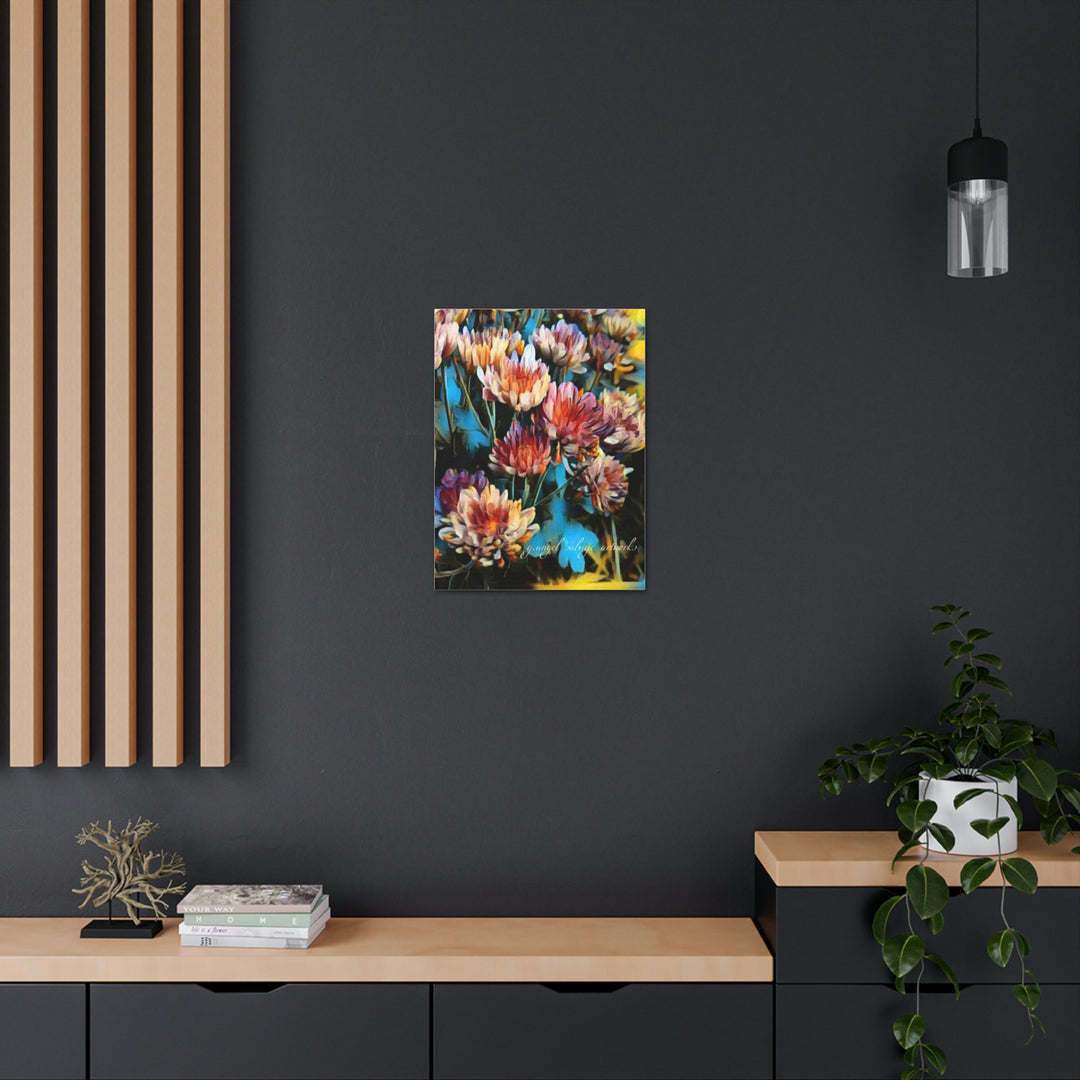 Corinthian Mums Canvas Gallery Wraps