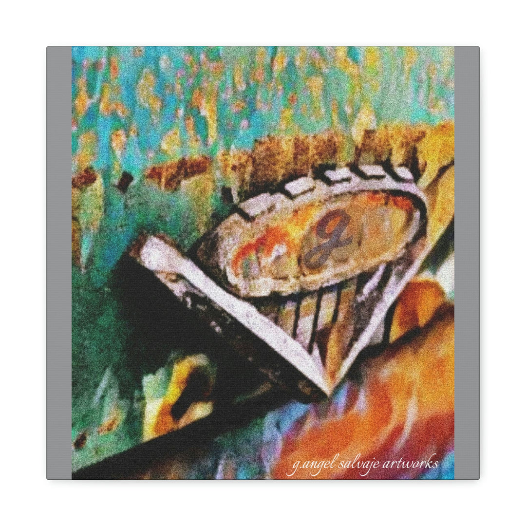 g's '63 V6 emblem on Canvas Gallery Wraps