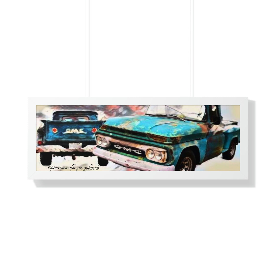 1963 GMC Framed Horizontal Poster