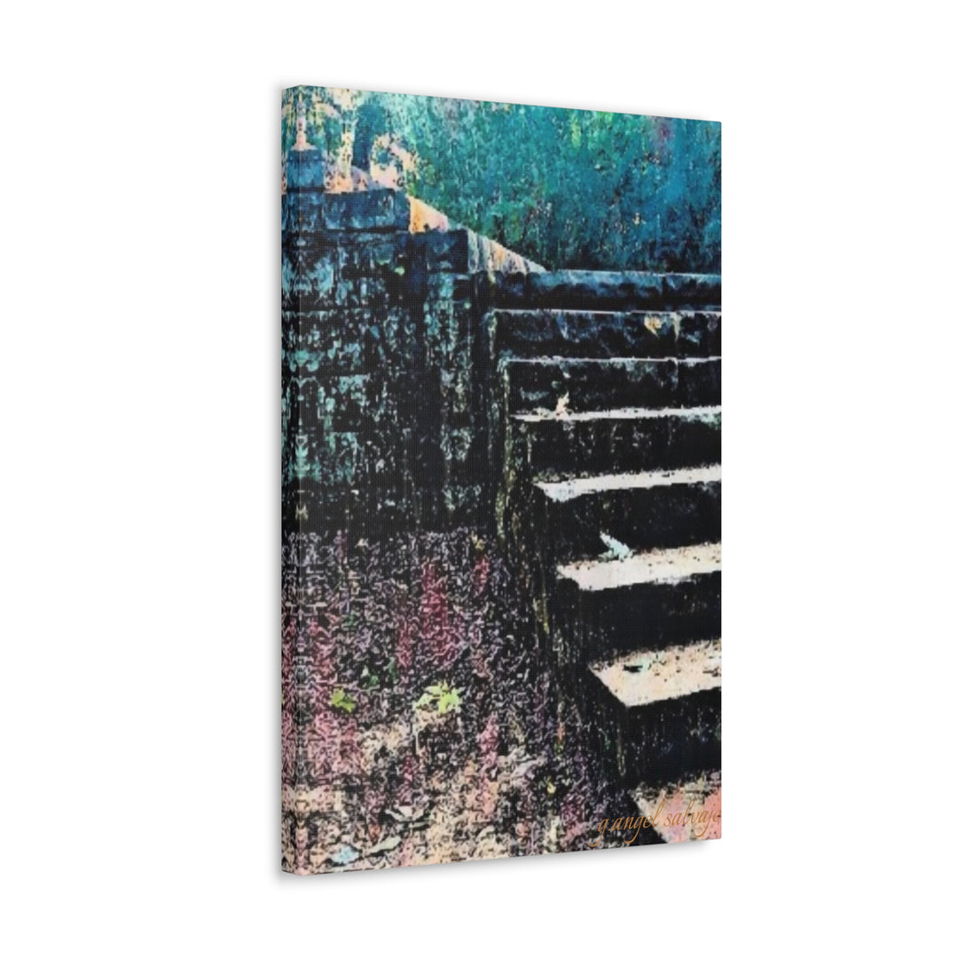 Take the High Road in pastels Canvas Gallery Wraps
