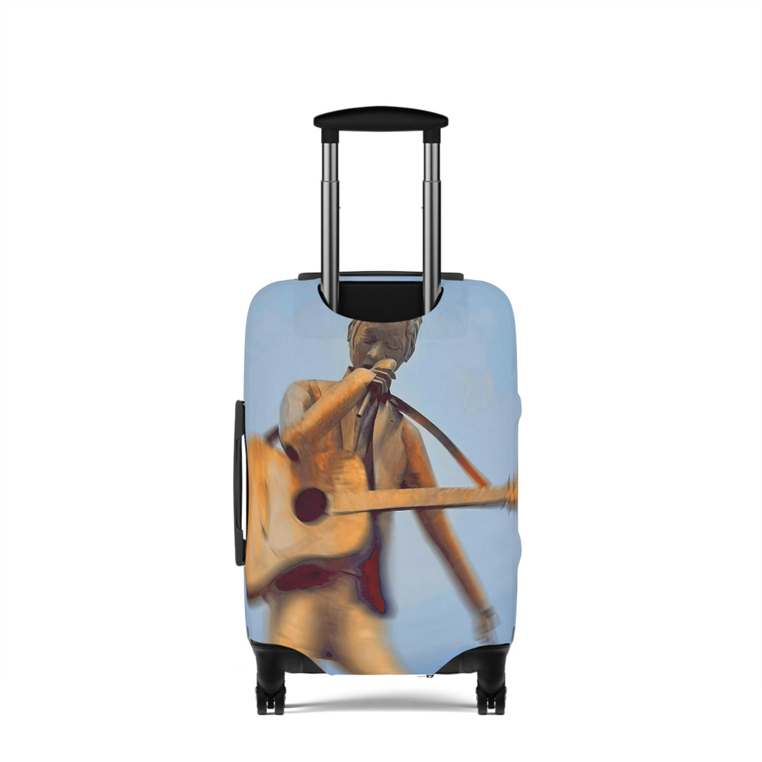Singing River Sculpture Luggage Cover
