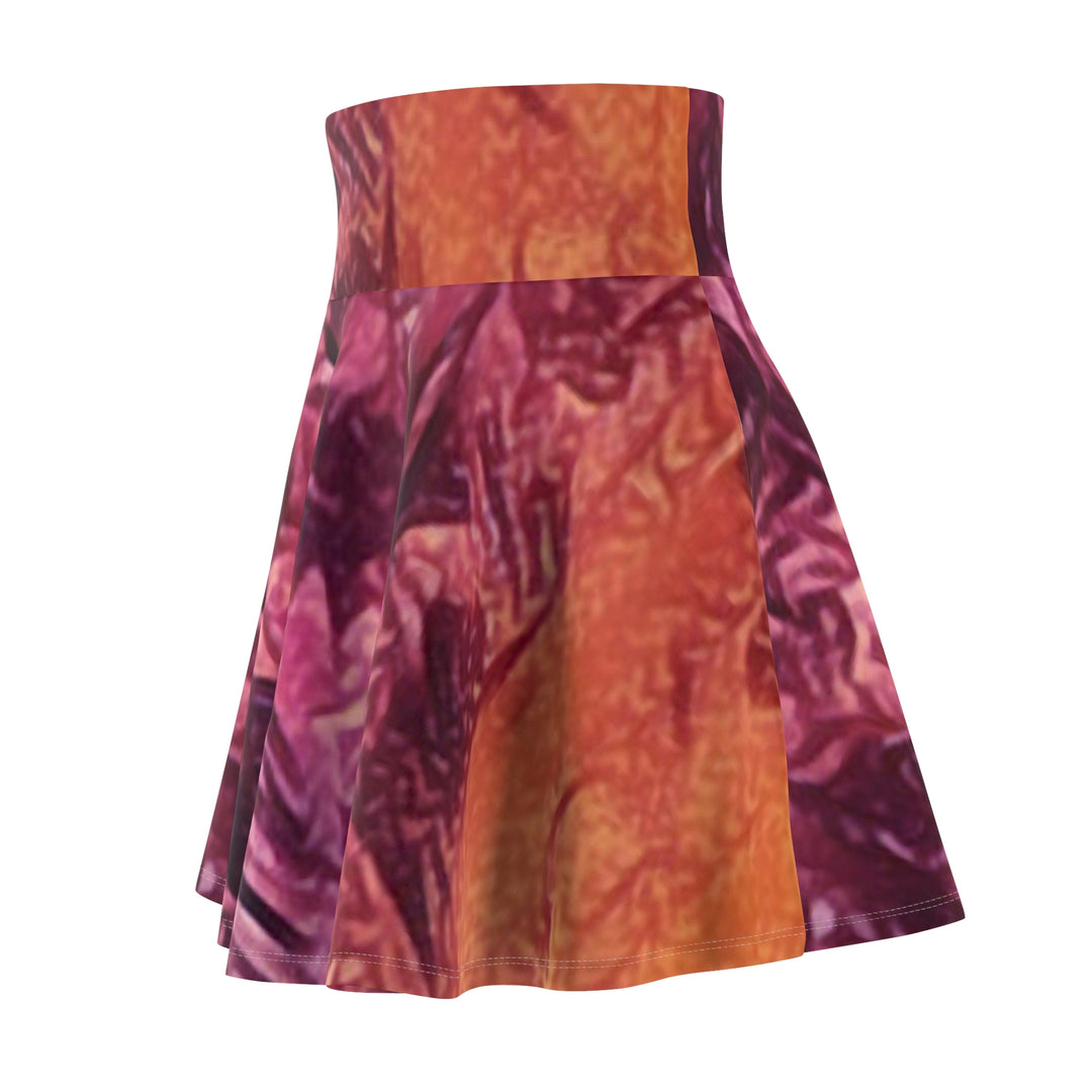 Pink and Orange Women's Skater Skirt (AOP)