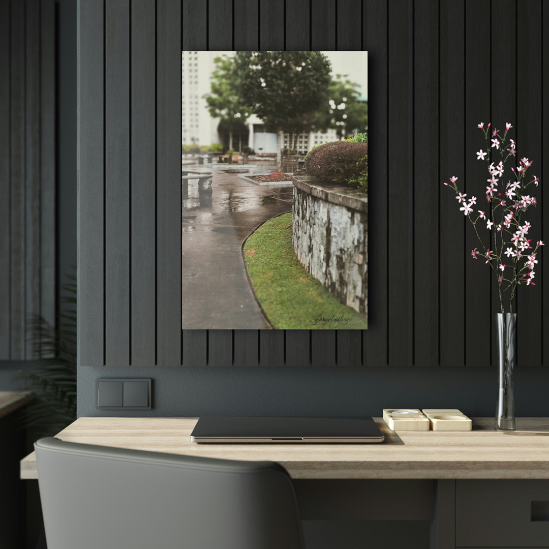 Bob Love Courtyard, Scheffield, AL Acrylic Prints