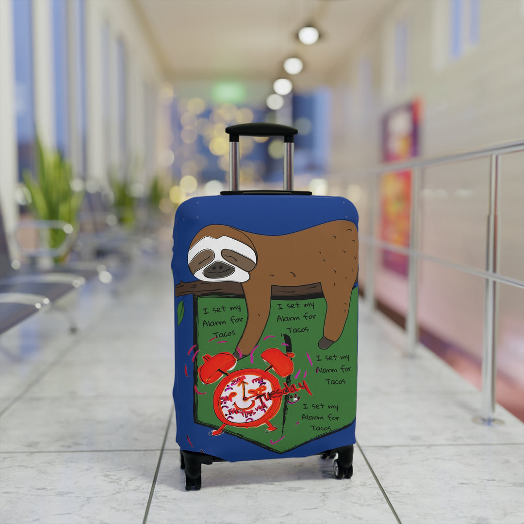 It is Taco o'clock Somewhere Sloth Luggage Cover