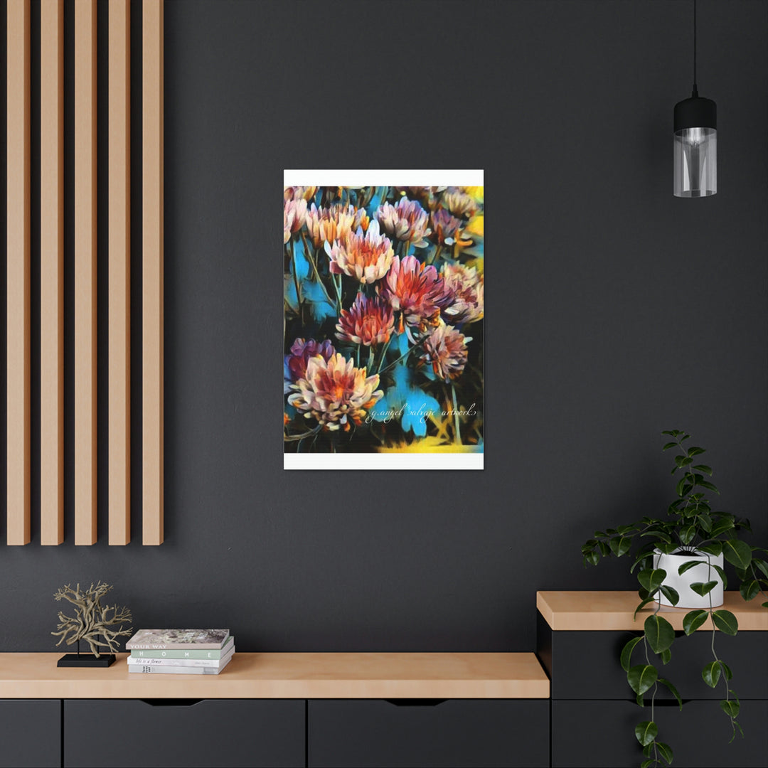 Corinthian Mums Canvas Gallery Wraps
