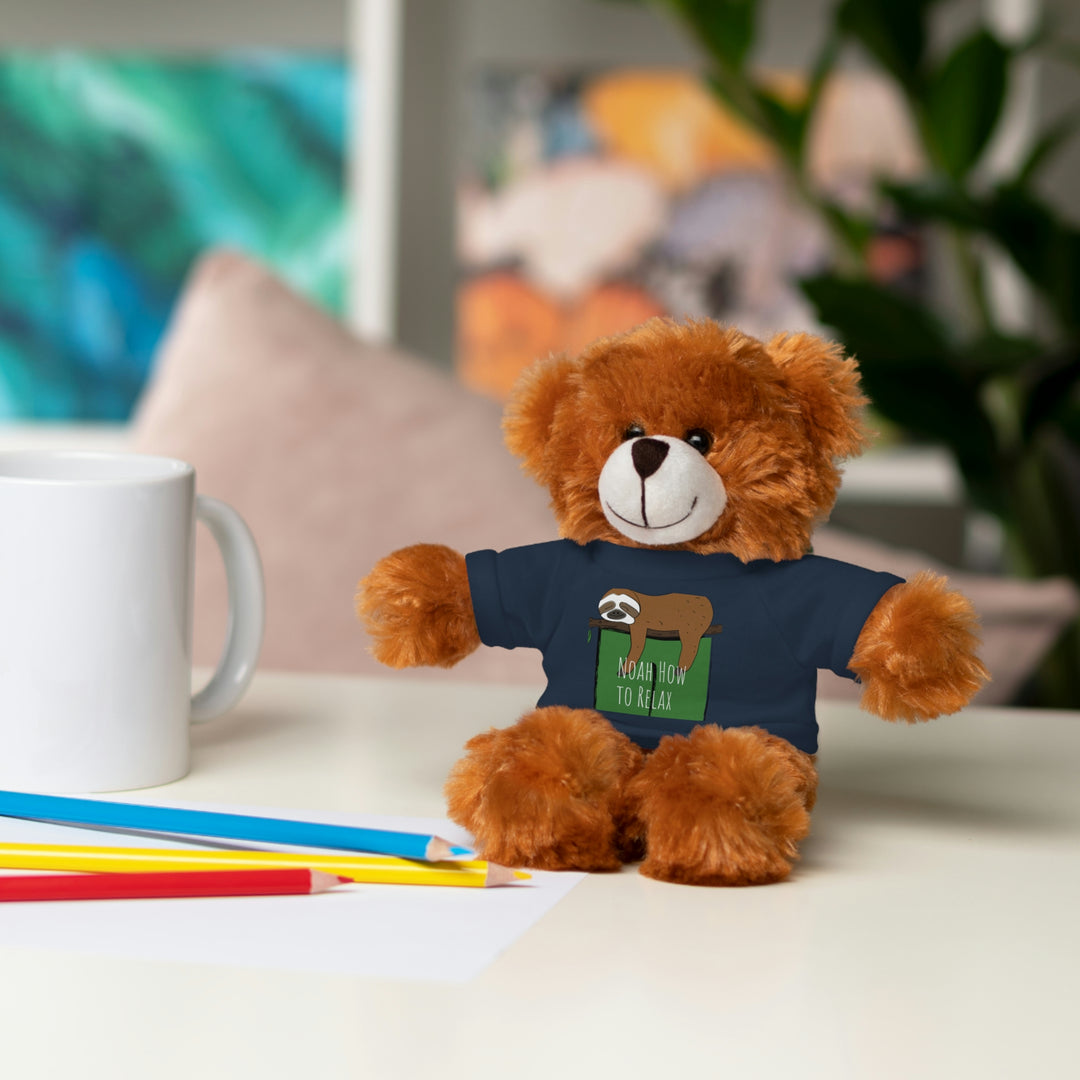 Noah How to Relax Stuffed Animals with Tee