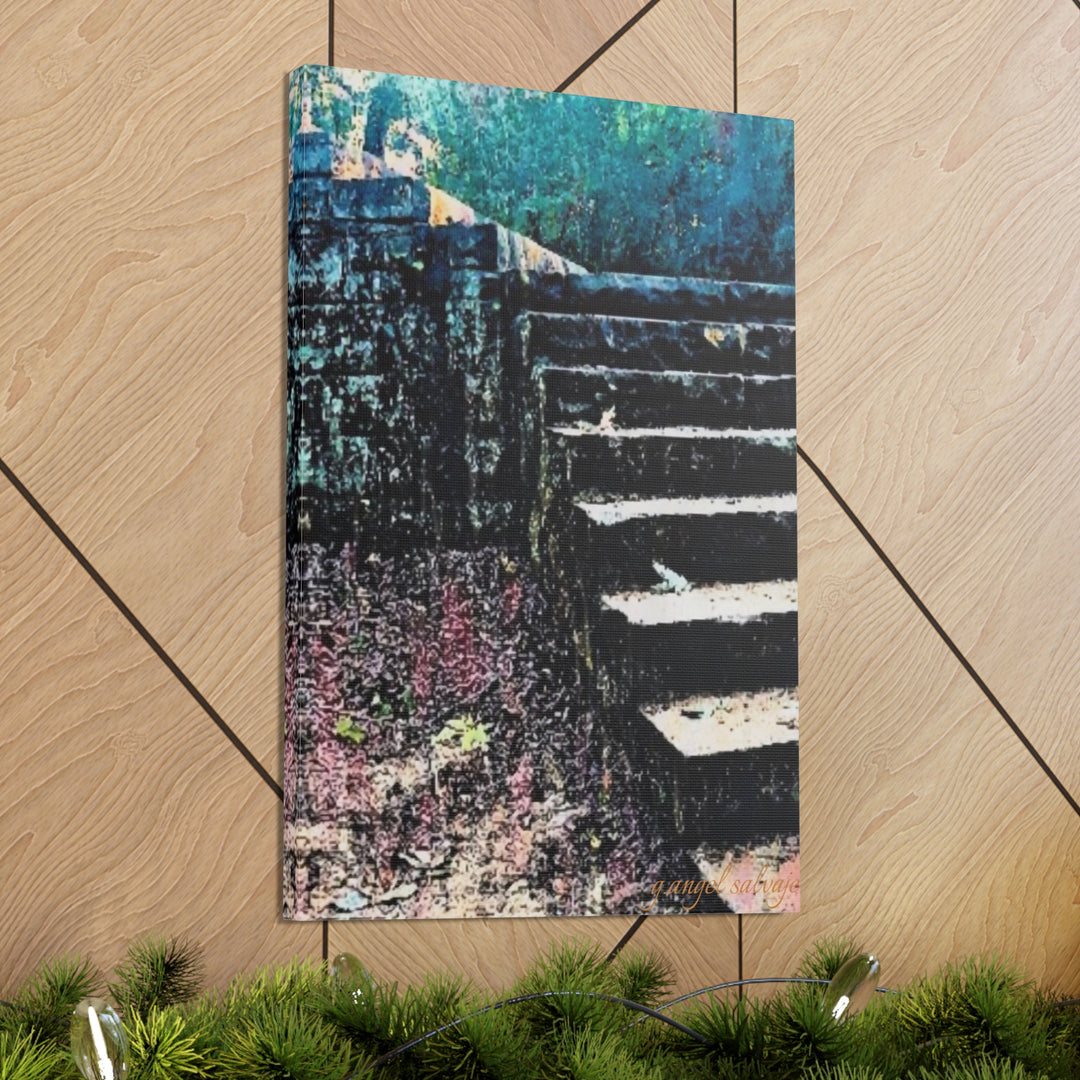 Take the High Road in pastels Canvas Gallery Wraps