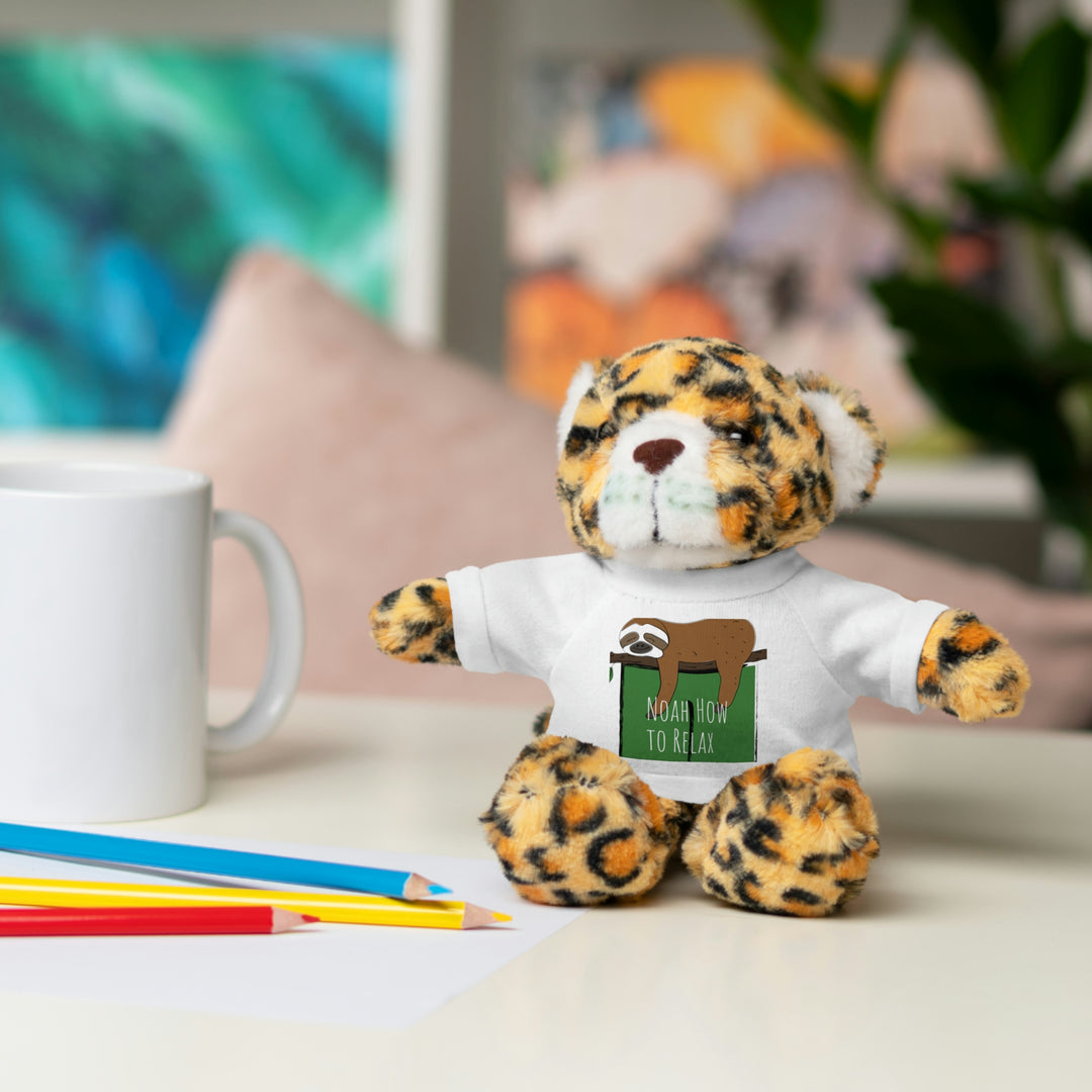 Noah How to Relax Stuffed Animals with Tee