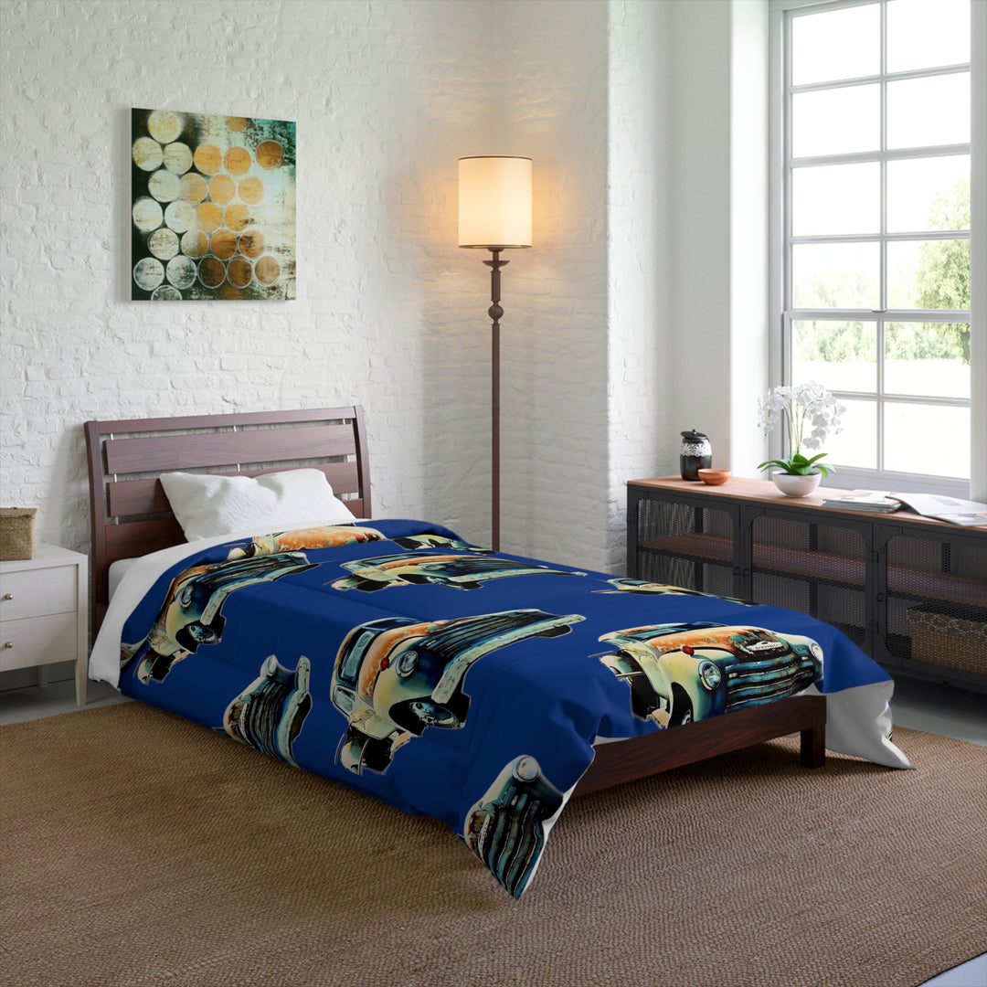 1953 Antique Truck  Blue Comforter style 2