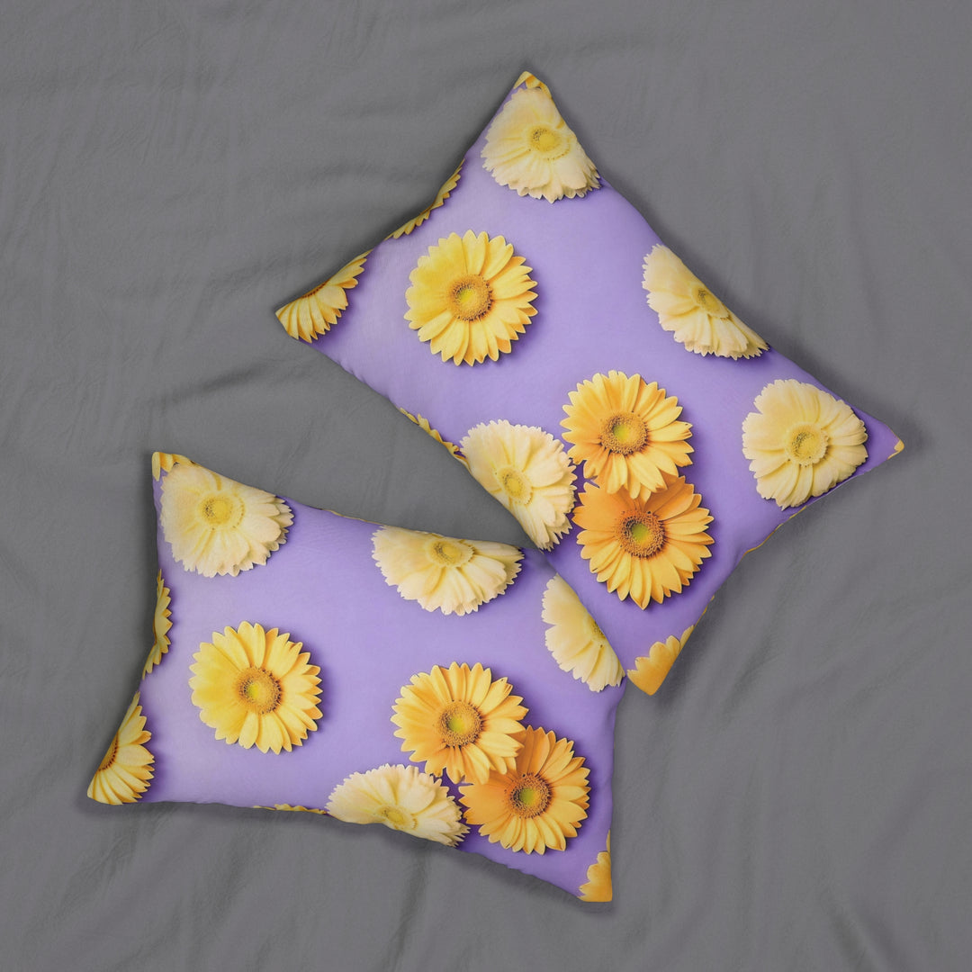 Flower power style 4 Spun Polyester Lumbar Pillow