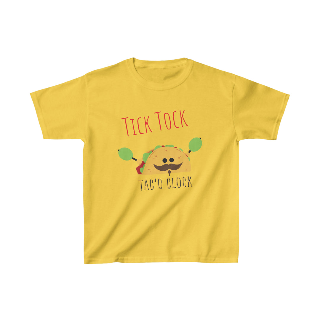 Tick Tock, Taco o'clock Kids Heavy Cotton™ Tee