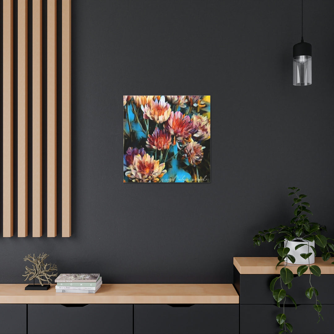 Corinthian Mums Canvas Gallery Wraps